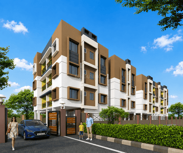 Image of 975 Sq.ft 3 BHK Apartment / Flat for sale in Boral, Kolkata for Rs. 3266000