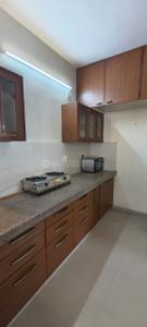 Kitchen Image of 1080 Sq.ft 3 BHK Apartment / Flat for rent in Adani The Meadows, Shantigram Ahmedabad for Rs. 36000