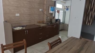 Kitchen Image of 1650 Sq.ft 3 BHK Apartment / Flat for rent in Rushabhdev Sharan Circle Homes, Chandkheda Ahmedabad for Rs. 29000