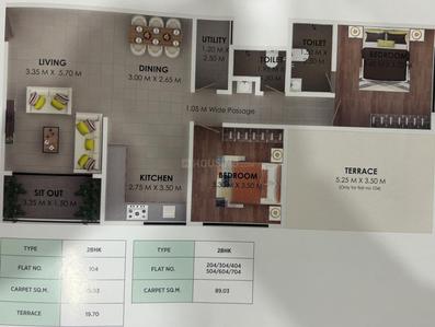 Image of 1500 Sq.ft 3 BHK Apartment / Flat for sale in Savedi, Ahmednagar for Rs. 8300000