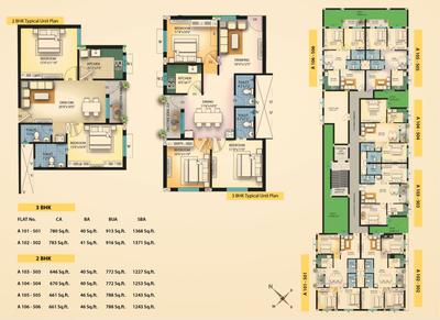Image of 1243 Sq.ft 2 BHK Apartment / Flat for sale in Hanspal, Bhubaneswar for Rs. 7489000