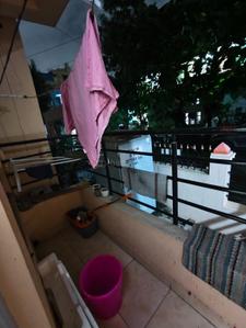 Balcony Image of 600 Sq.ft 1 BHK Apartment / Flat for rent in Kaggadasapura Bengaluru for Rs. 25000