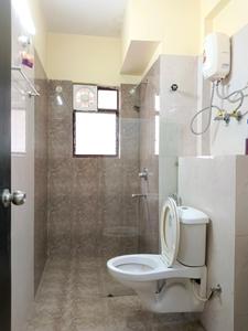 Common Bathroom Image of 1271 Sq.ft 3 BHK Apartment / Flat for rent in Primarc Southwinds, Rajpur Kolkata for Rs. 30000
