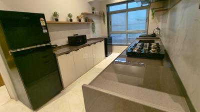 Kitchen Image of 1465 Sq.ft 3 BHK Apartment / Flat for sale in Unique Sky Links Phase I, Pashan Pune for Rs. 16000000