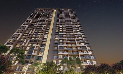 Building Image of 1050 Sq.ft 2 BHK Apartment / Flat for sale in Gajra Bhoomi Castle Phase I, Daighar Gaon Thane for Rs. 7550000