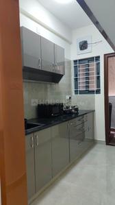 Kitchen Image of 600 Sq.ft 1 BHK Apartment / Flat for rent in Kodihalli Bengaluru for Rs. 38000
