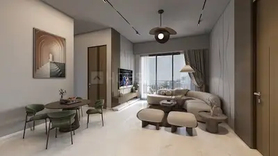 Hall Image of 889 Sq.ft 2 BHK Apartment / Flat for sale in 24 Life Prospeeria, Moshi Pune for Rs. 5800000