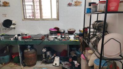Kitchen Image of 950 Sq.ft 1 BHK Apartment / Flat for rent in Shiv Pooja Apartment, Wakad Pune for Rs. 17000