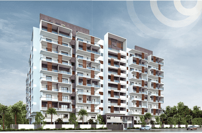 Image of 1550 Sq.ft 3 BHK Apartment / Flat for sale in Miyapur, Hyderabad for Rs. 10000000