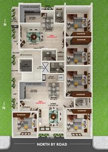 Gallery Cover Image of 1213 Sq.ft 3 BHK Apartment / Flat for sale in Supreme Era, HSR Layout for Rs. 5962700