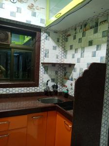Kitchen Image of 535 Sq.ft 1 BHK Apartment / Flat for sale in Royal Palms Garden View, Goregaon East Mumbai for Rs. 5800000