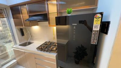 Kitchen Image of 604 Sq.ft 1 BHK Apartment / Flat for sale in Ssvarna Skypark Residences, Goregaon East Mumbai for Rs. 15000000