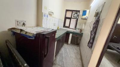 Kitchen Image of 450 Sq.ft 1.5 BHK Builder Floor for rent in Shadipur New Delhi for Rs. 14500