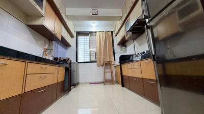 Kitchen Image of 1250 Sq.ft 2 BHK Apartment / Flat for rent in Beverly Park, Nerul Navi Mumbai for Rs. 80000