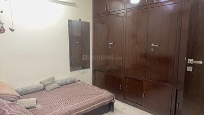 Bedroom Image of 500 Sq.ft 1 BHK Builder Floor for rent in Patel Nagar New Delhi for Rs. 18000
