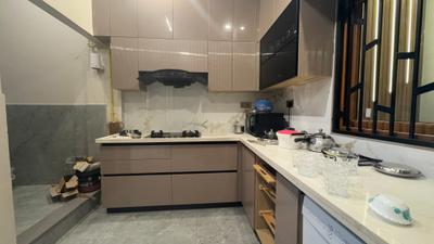 Kitchen Image of 2000 Sq.ft 3 BHK Independent House for rent in Mahalakshmi Nagar Indore for Rs. 70000