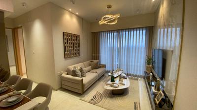Living Room Image of 850 Sq.ft 2 BHK Apartment / Flat for sale in Godrej Horizon, Wadala Mumbai for Rs. 39900000