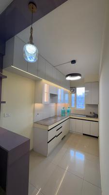 Kitchen Image of 960 Sq.ft 2 BHK Apartment / Flat for rent in Pyramid Fusion Homes, Sector 70A Gurgaon for Rs. 26000