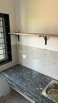 Kitchen Image of 450 Sq.ft 1 RK Builder Floor for rent in Nipania Indore for Rs. 11000