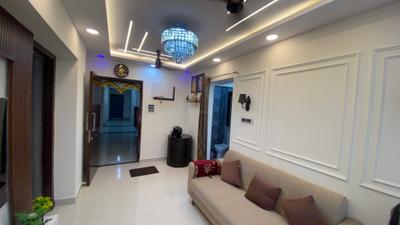 Living Room Image of 430 Sq.ft 1 BHK Apartment / Flat for rent in Taloja Navi Mumbai for Rs. 25000
