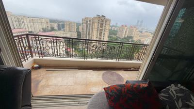 Balcony Image of 1730 Sq.ft 3 BHK Apartment / Flat for rent in Hiranandani Tribeca, Hiranandani Estate Thane for Rs. 90000