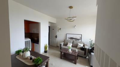 Living Room Image of 973 Sq.ft 2 BHK Apartment / Flat for sale in Aditya Luxuria Estate, Bamheta Village Ghaziabad for Rs. 7000000