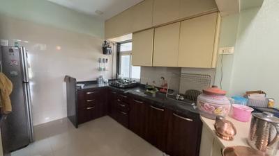 Kitchen Image of 1080 Sq.ft 3 BHK Apartment / Flat for rent in Rosa Bella, Hiranandani Estate Thane for Rs. 65000