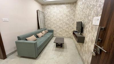 Living Room Image of 1500 Sq.ft 1 BHK Builder Floor for rent in Mahalakshmi Nagar Indore for Rs. 19000