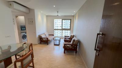 Living Room Image of 1000 Sq.ft 2 BHK Apartment / Flat for rent in Hiranandani Castle Rock, Powai Mumbai for Rs. 92000