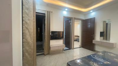 Bedroom Image of 1000 Sq.ft 1 BHK Builder Floor for rent in Sector 46 Gurgaon for Rs. 40000