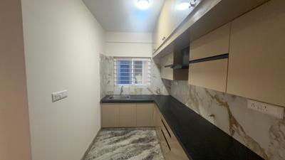 Kitchen Image of 1200 Sq.ft 1 BHK Apartment / Flat for rent in Byatarayanapura CMC And OG Part Bengaluru for Rs. 33000
