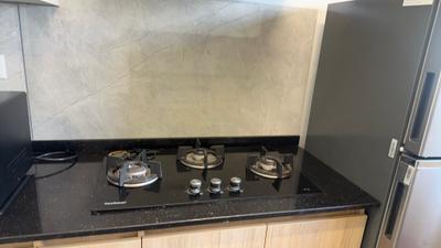 Kitchen Image of 557 Sq.ft 1 BHK Apartment / Flat for rent in Eroor Kochi for Rs. 35000
