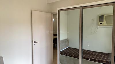 Bedroom Image of 1350 Sq.ft 2.5 BHK Apartment / Flat for rent in Adani The Meadows, Shantigram Ahmedabad for Rs. 38000