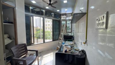 Kitchen Image of 501 Sq.ft 1 BHK Apartment / Flat for rent in Mahim Mumbai for Rs. 70000