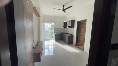Living Room Image of 700 Sq.ft 1 BHK Apartment / Flat for rent in Whitefield Bengaluru for Rs. 28200