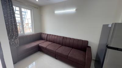 Living Room Image of 900 Sq.ft 1 BHK Builder Floor for rent in Sector 40 Gurgaon for Rs. 32000