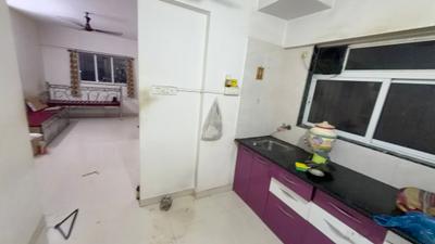 Kitchen Image of 600 Sq.ft 1 BHK Apartment / Flat for rent in Vijay Orovia, Hiranandani Estate Thane for Rs. 18000