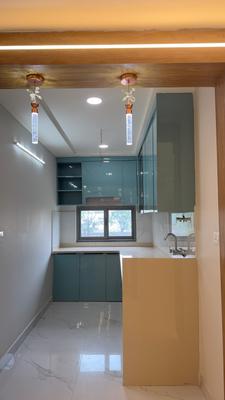 Kitchen Image of 950 Sq.ft 2 BHK Apartment / Flat for sale in Keshupura Jaipur for Rs. 4290000
