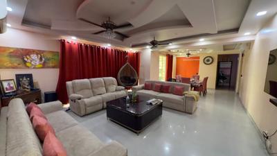 Living Room Image of 2850 Sq.ft 4 BHK Apartment / Flat for sale in Shipra Srishti, Indirapuram Ghaziabad for Rs. 60000000