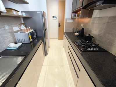 Kitchen Image of 800 Sq.ft 2 BHK Apartment / Flat for sale in Godrej Horizon, Wadala Mumbai for Rs. 40000000
