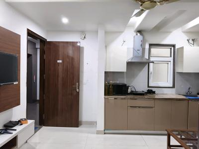 Living Room Image of 1100 Sq.ft 1 BHK Builder Floor for rent in Sector 56 Gurgaon for Rs. 42000