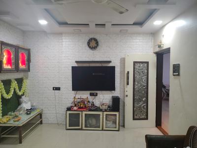 Living Room Image of 530 Sq.ft 1 BHK Apartment / Flat for rent in Kasarvadavali Thane for Rs. 17999