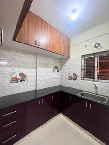 Kitchen Image of 600 Sq.ft 1 BHK Builder Floor for rent in Saiffee Apartment, Koramangala Bengaluru for Rs. 29000