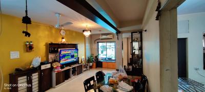 Hall Image of 1100 Sq.ft 3 BHK Apartment / Flat for rent in Thane West Thane for Rs. 46000