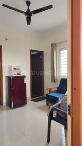 Living Room Image of 600 Sq.ft 1 BHK Apartment / Flat for rent in Halasuru Bengaluru for Rs. 30000