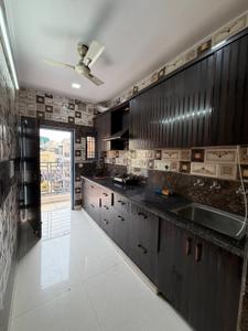 Kitchen Image of 450 Sq.ft 1 BHK Independent House for rent in Shalimar Bagh New Delhi for Rs. 23000
