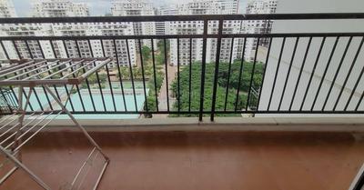 Balcony Image of 900 Sq.ft 1 BHK Apartment / Flat for rent in Prestige Shantiniketan, Whitefield Bengaluru for Rs. 34000
