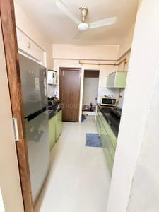 Kitchen Image of 1500 Sq.ft 3 BHK Apartment / Flat for rent in Adani Elysium, Shantigram Ahmedabad for Rs. 36000