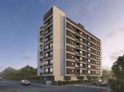 Image of 1344 Sq.ft 3 BHK Apartment / Flat for sale in Gokul Flora, University Area, Ahmedabad for Rs. 18300000
