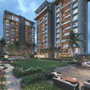 Image of 1500 Sq.ft 3 BHK Apartment / Flat for sale in Vesu, Surat for Rs. 9837000